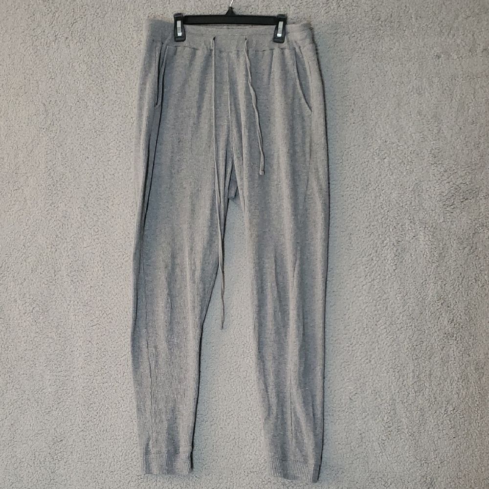 Saks Fifth Avenue Men's Light Gray Joggers Size M